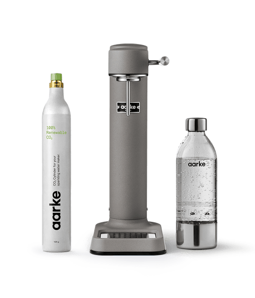 Carbonator 3 Matte Grey Starter Kit - Sparkling Water Maker