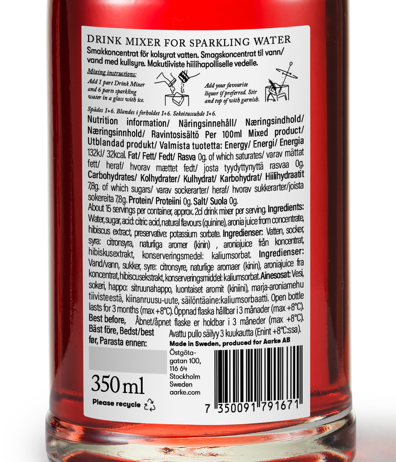 Drink Mixer - Bitter Orange ingredients