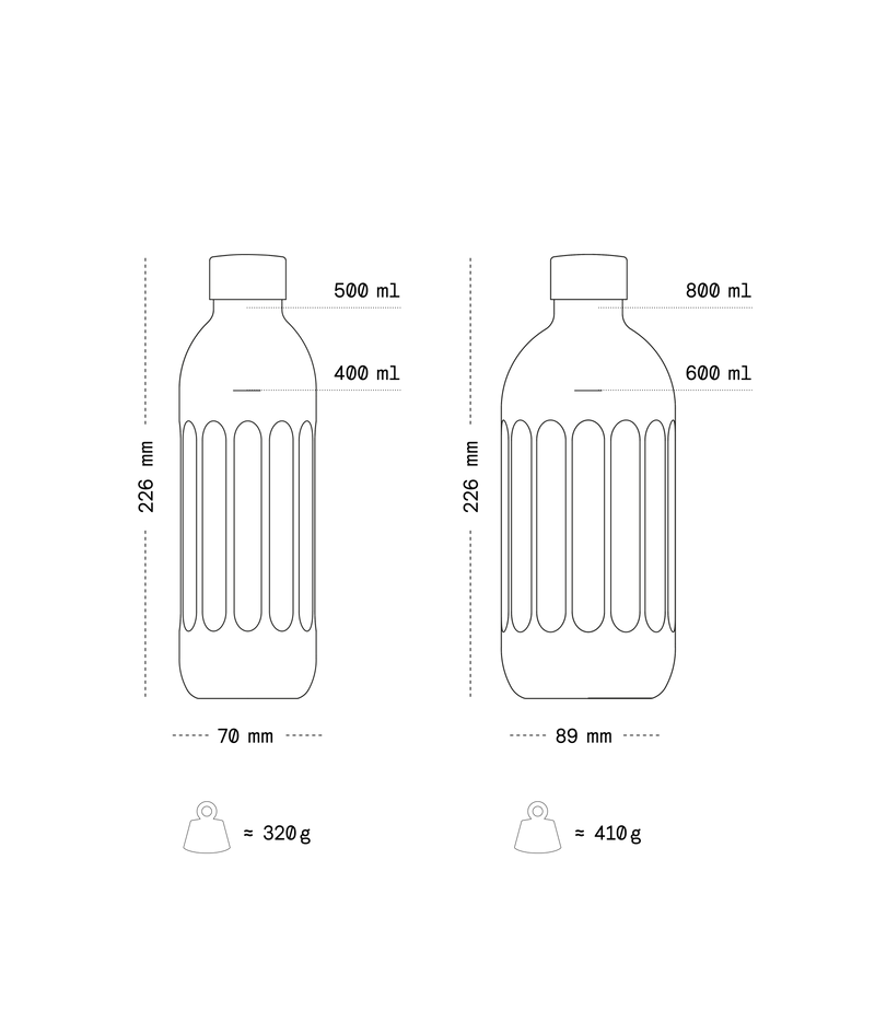 To - Go Bottle Small - Aarke Ltd