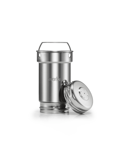 Aarke Purifier refillable stainless steel filter cartridgeAarke Purifier Large water filter jug filter cartridge in stainless steel